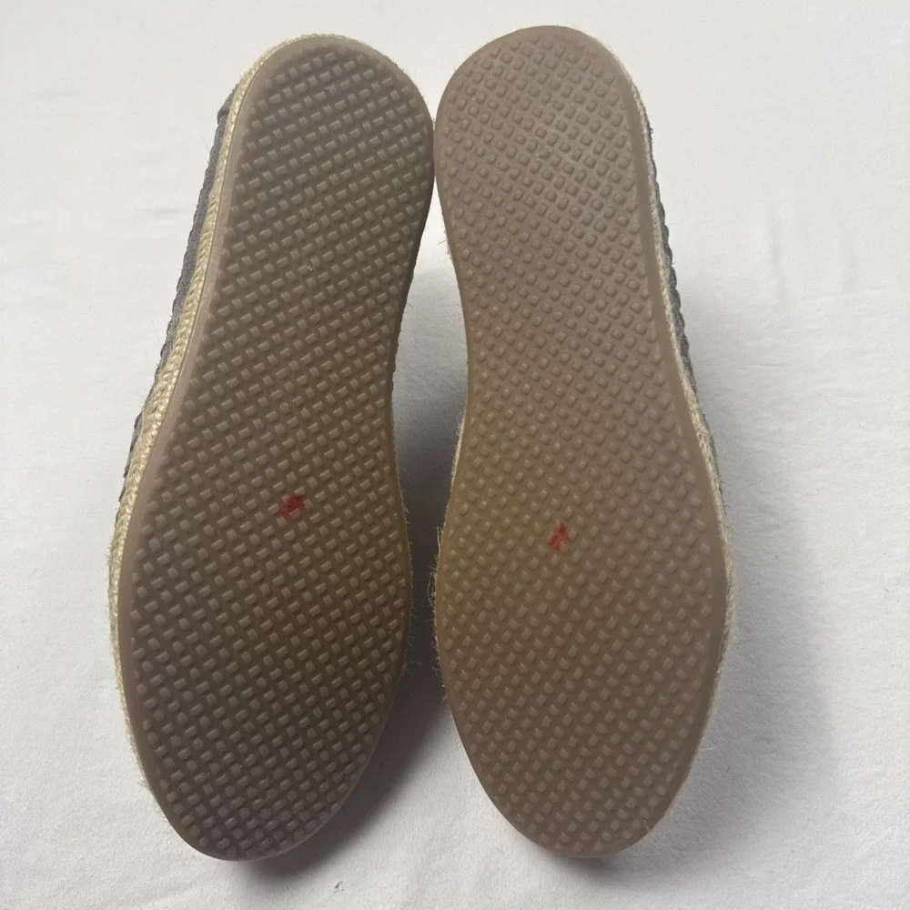 TOMS Womens Alpargata Suede Espadrille Slip On Shoes Grey Size 6 1002920416